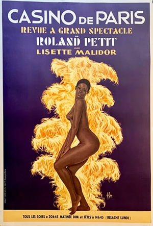 Poster for Roland Petit's revue at the Casino de Paris (1975)